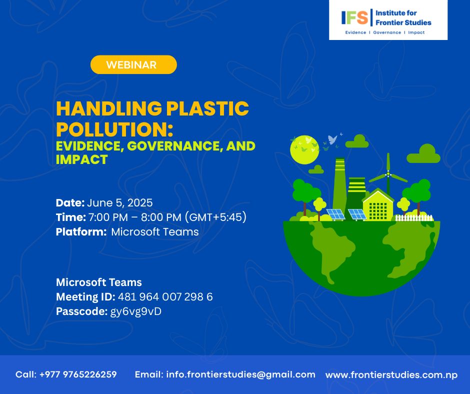Handling Plastic Pollution: With Evidence that Guides Our Choices, Governance that Shapes Sustainabl