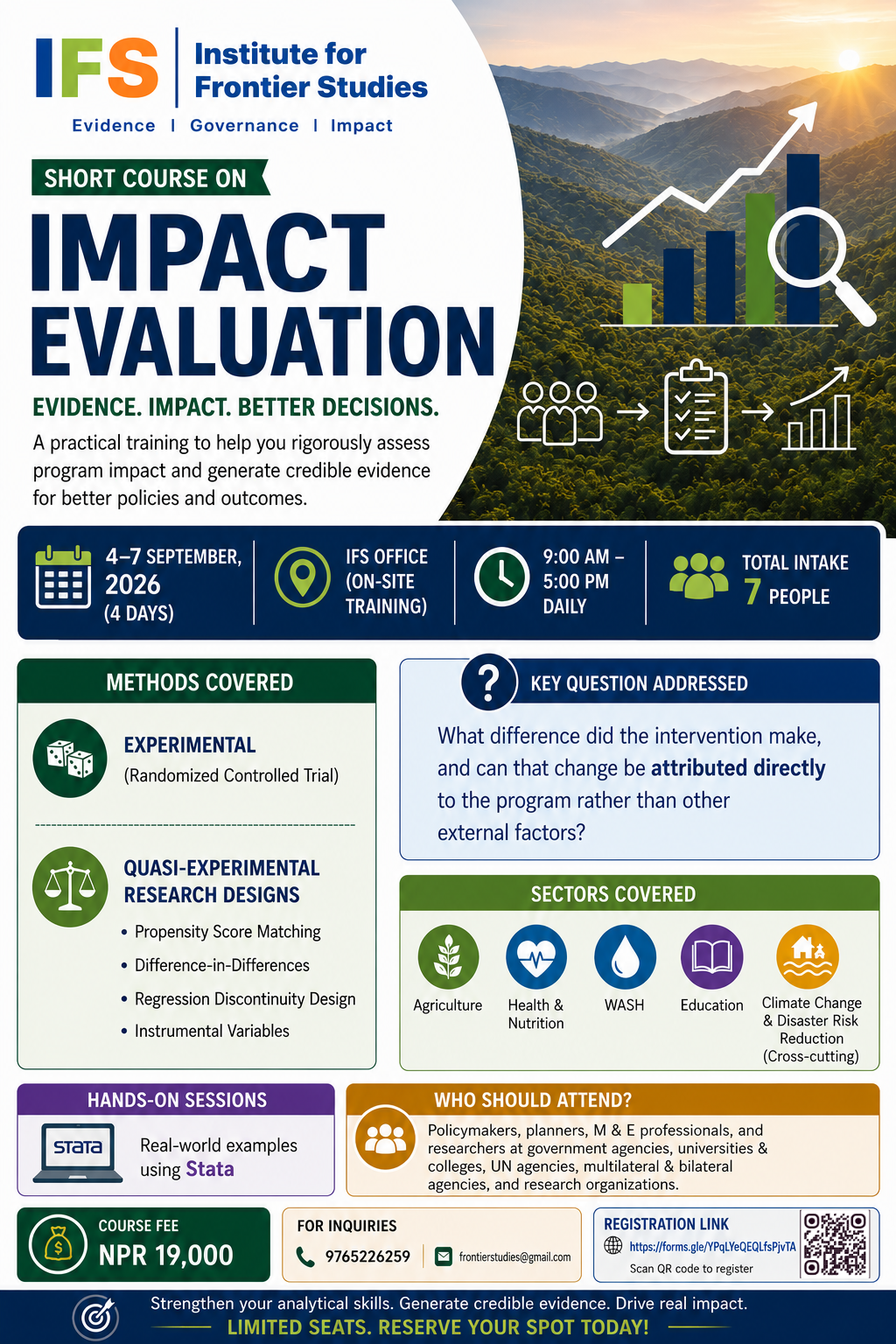 Short Course on Impact Evaluation