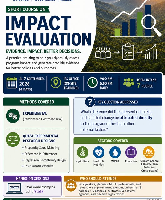 Short Course on Impact Evaluation