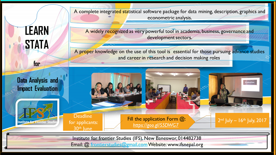 Data Analysis and Impact Evaluation
